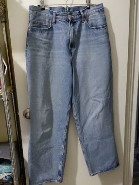 H&M Men's Straight Light Blue Denim Jeans